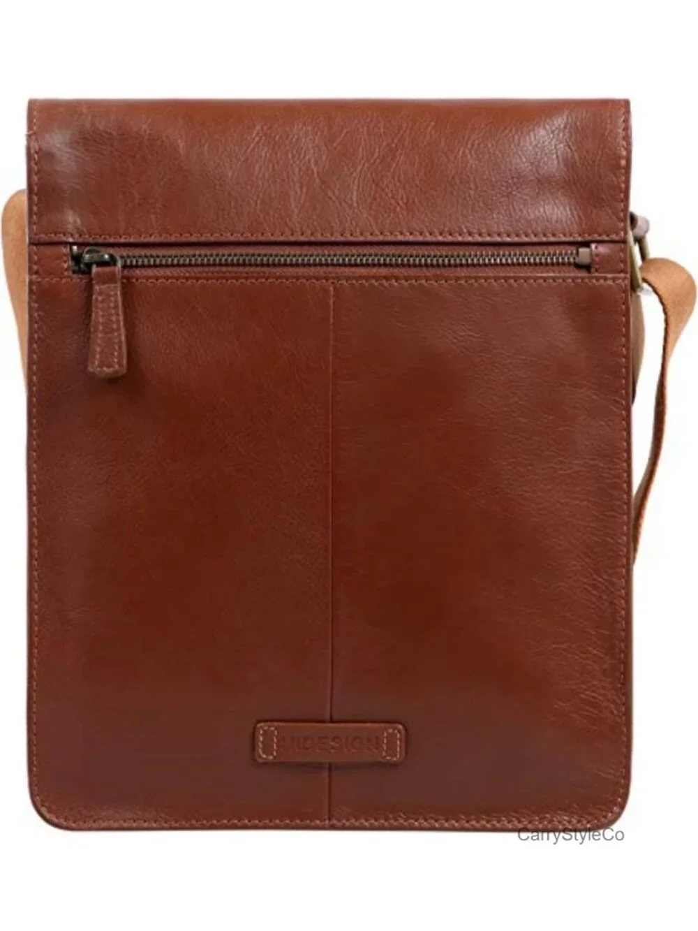 Genuine Leather Messenger Crossbody Bag - Fits iPad Shoulder Bag Travel Bag